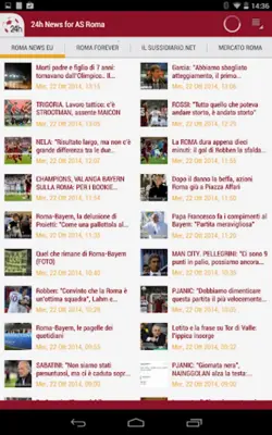 Roma 24h android App screenshot 2